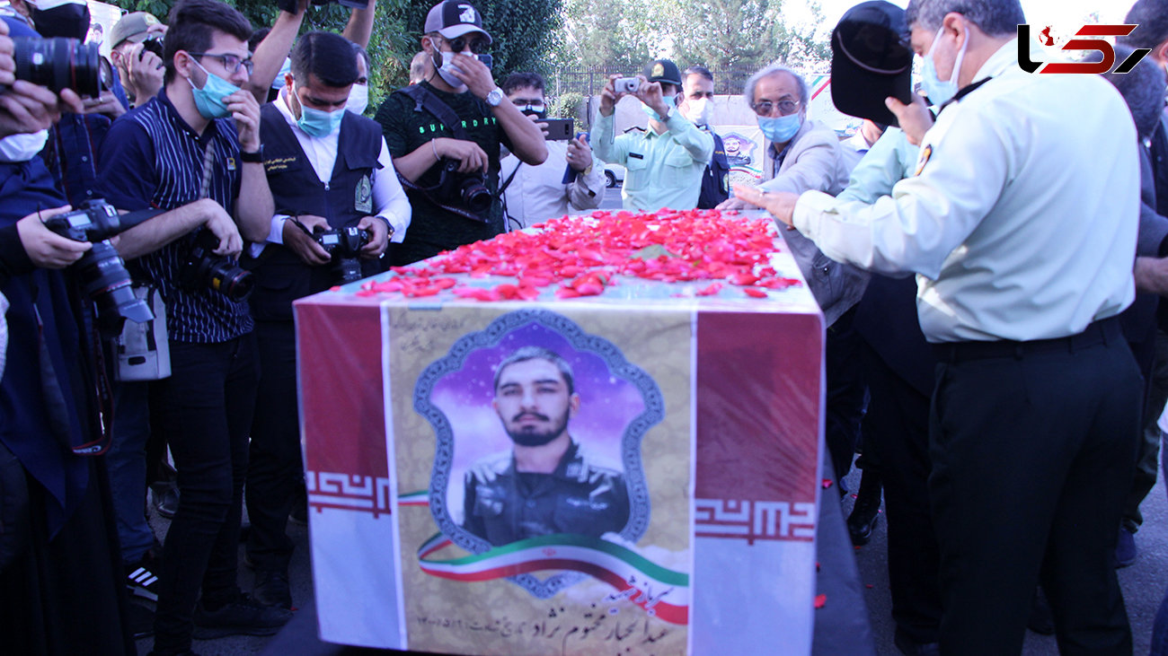 عکس های مراسم تشییع پیکر شهید مختوم نژاد / با چاقوی شرور تهرانی شهید شد