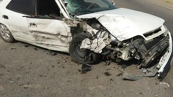 برخورد 2 خودرو در فریمان با 4 مصدوم