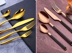 ایده‌ های برتر چیدمان میز با سرویس قاشق چنگال شیک و مدرن