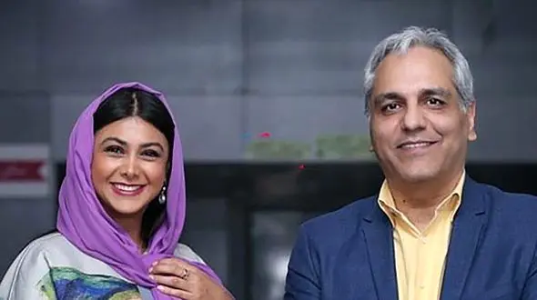 فیلم / مهران مدیری آبروی آزاده صمدی را برد /  خانم بازیگر سرخ و سفید شد