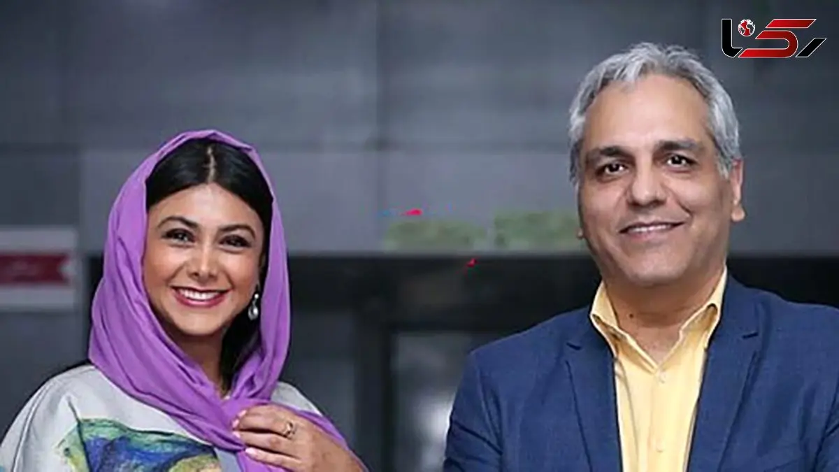 فیلم / مهران مدیری آبروی آزاده صمدی را برد /  خانم بازیگر سرخ و سفید شد