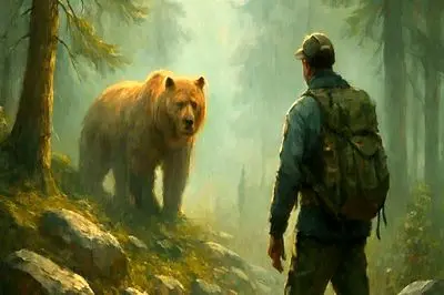 خرس خشمگین در منطقه لندی شهرستان اردل / مرد 42 ساله را به کام مرگ کشاند!