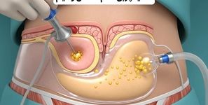 تخلیه چربی شکم + عکس و فیلم