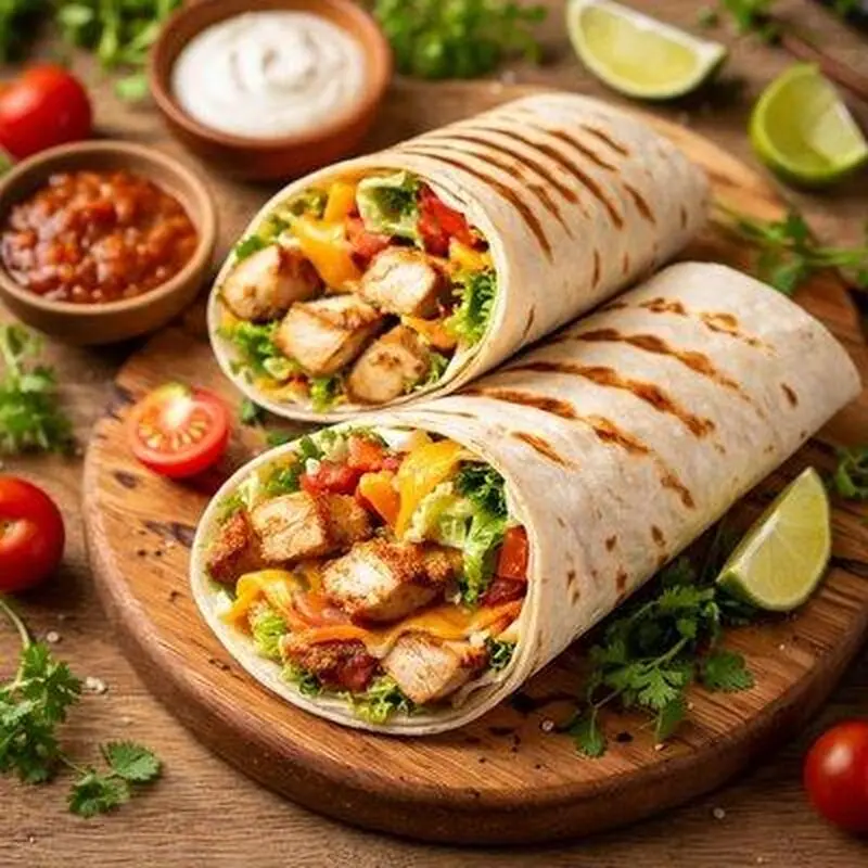 رپ مرغ با سس ماستی