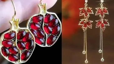 زیباترین مدل‌ های گوشواره مخصوص شب یلدا + جدیدترین ترندهای امسال