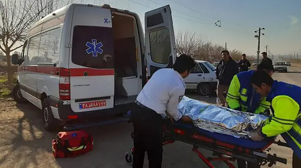تصادف وحشتناک قطار در فردیس کرج ! 