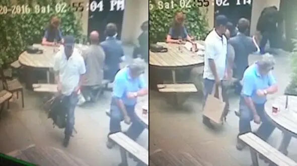 فیلم لحظه سرقت جواهرات گرانبها در کافی شاپ +تصاویر