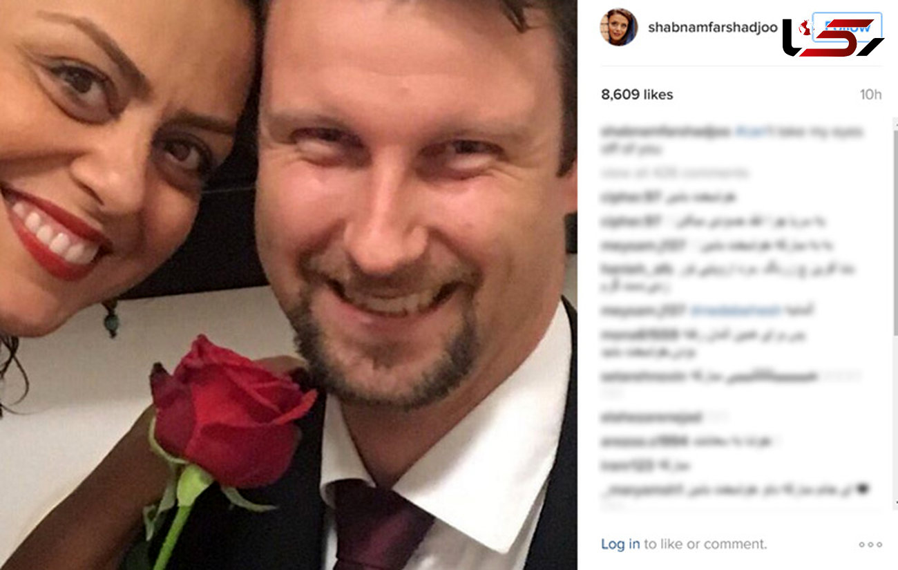 بازیگر زن محبوب مهران مدیری از شوهر آلمانی اش رونمایی کرد +عکس عاشقانه این زوج