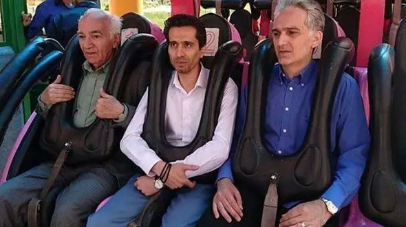 بازیگر محبوب دهه شصتی ها در شهربازى اصفهان +عکس