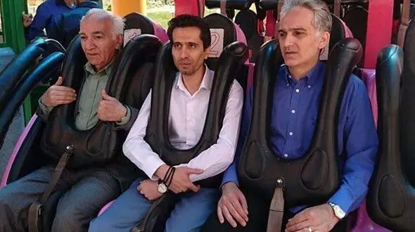 بازیگر محبوب دهه شصتی ها در شهربازى اصفهان +عکس