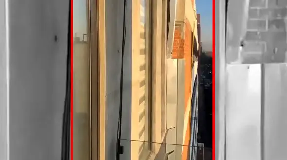 فیلم زلزله شدید در مکزیک با دو کشته