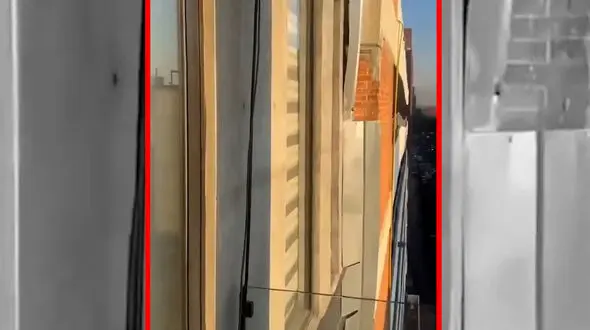 فیلم زلزله شدید در مکزیک با دو کشته