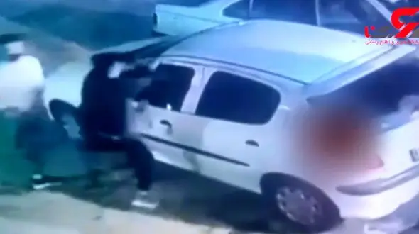 فیلم سرقت از پژو 206 در چند ثانیه! / در ماشین را خم کردند