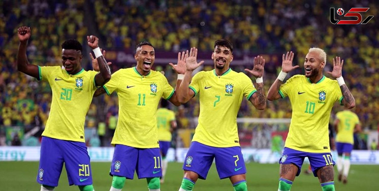 صعود مقتدرانه برزیل با گلباران کره جنوبی / پسران سامبا در یک چهارم حریف کروات ها شدند
