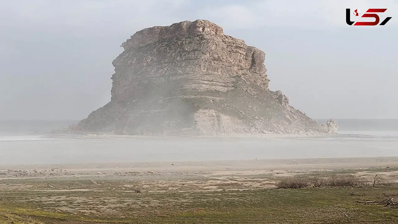 طوفان نمک در دریاچه ارومیه! 