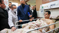 عیادت امیر عبداللهیان از مجروحان حمله مسلحانه به سفارت آذربایجان + عکس