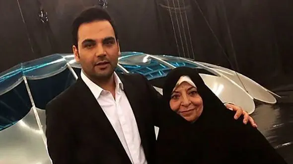  احسان علیخانی و مادر فرهنگی اش+عکس 