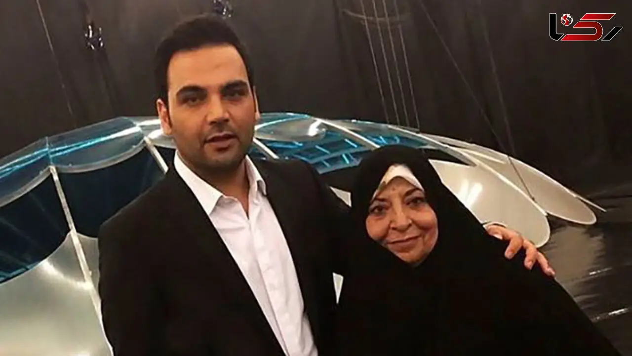  احسان علیخانی و مادر فرهنگی اش+عکس 