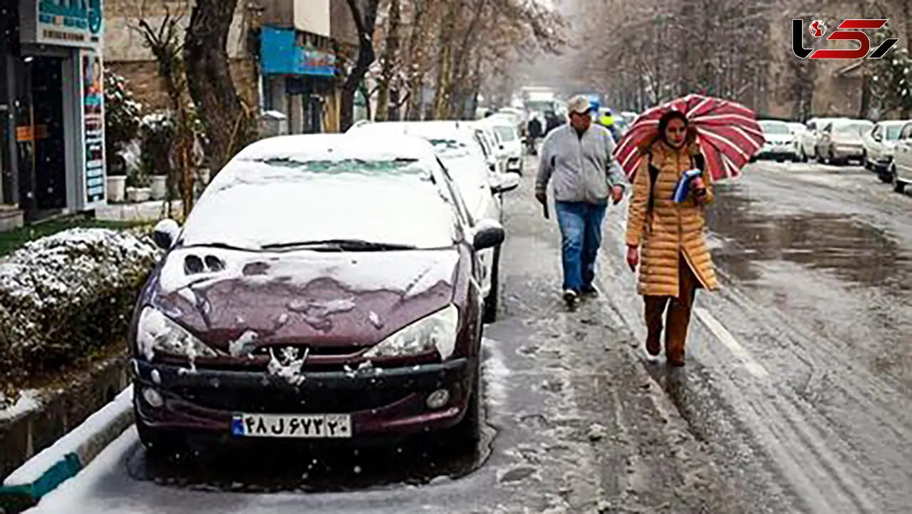 آخرین وضعیت آلودگی هوای تهران در روز برفی