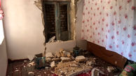 فیلم سقوط سنگ بزرگ روی یک خانه در زلزله قوچان 
