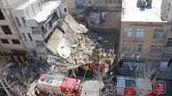 ریزش ساختمان در مهرآباد جنوبی/حادثه تلفاتی نداشت