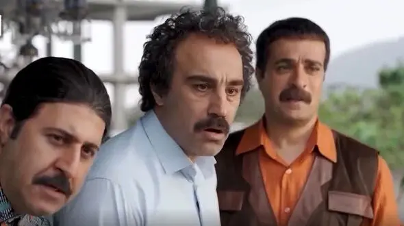 عکس سفر در زمان / «نقی و ارسطو» سریال پایتخت در پشت صحنه یک فیلم؛ سال 93