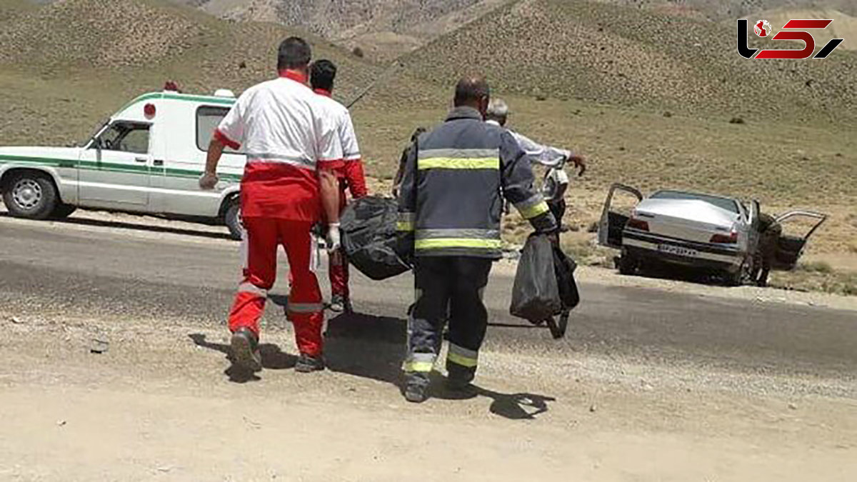 تصادف مرگبار در محور شاهرود گرگان با 2 کشته