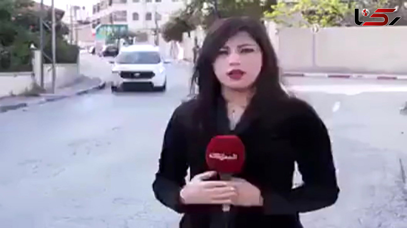 آزار خانم خبرنگار توسط یک راننده جلوی دوربین  + فیلم / فلسطین