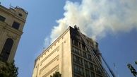 اولین فیلم از حادثه آتش سوزی برج جردن + عکس 