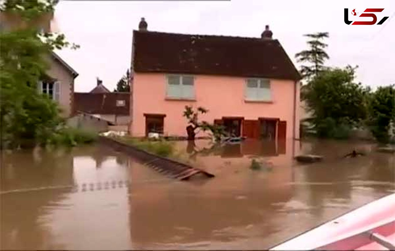 چندین شهر فرانسه به محاصرۀ سیلاب درآمده است / آب و هوا در اروپا پس است