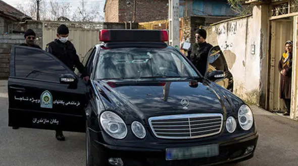 عیدی پلیس ویژه به نوجوان سرطانی قائم شهری