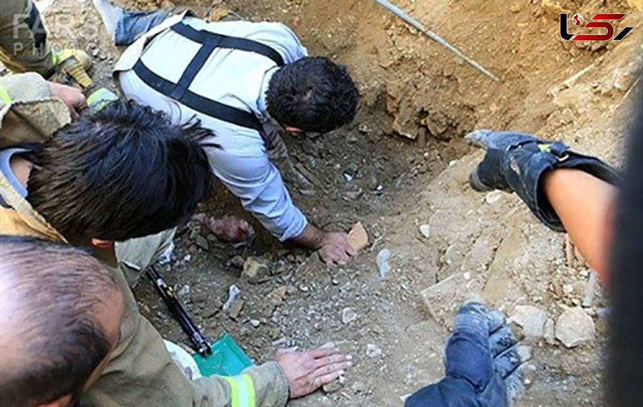 مدفون شدن 4 کارگر در کانال لوله گذاری در زهک