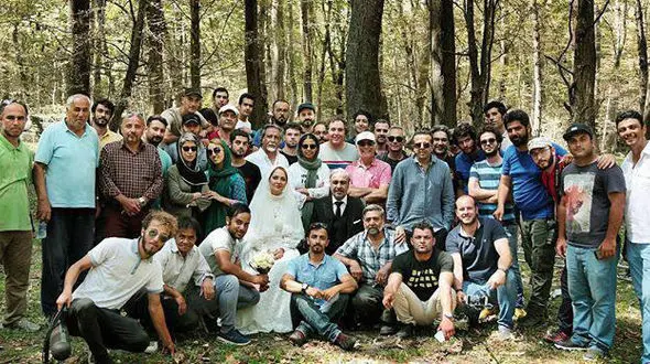 عروسی مهناز افشار و رضا عطاران در جنگل های مازندران +عکس