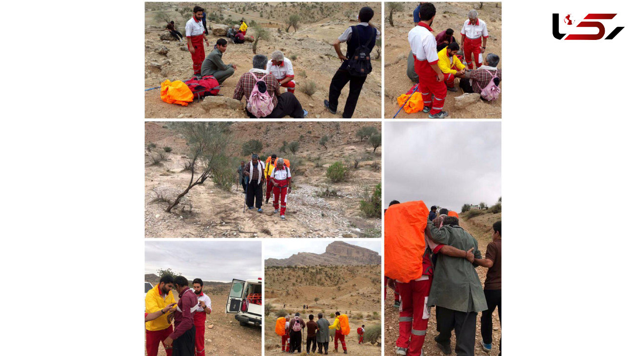 عکس / نجات ۶ گردشگر در منطقه کوهستانی سردشت دزفول 
