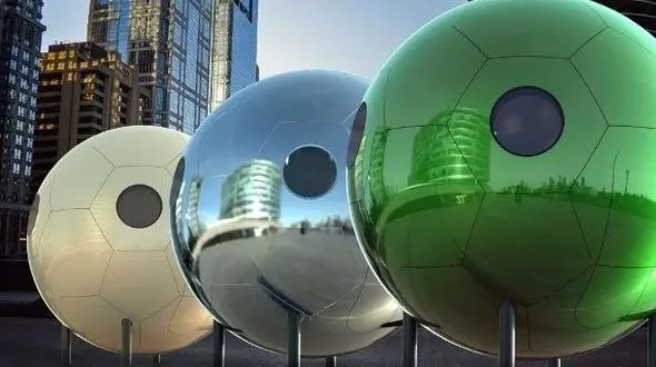 خانه های کوچک کره ای شکل یک اتاق کار ایده آل