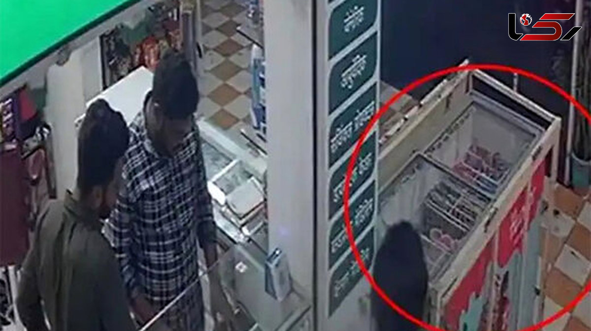 فیلم لحظه هولناک مرگ دختر بچه ۴ ساله در کنار یخچال بستنی