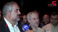 حضور استاندار کردستان در محل حادثه آتش گرفتن اتوبوس + فیلم 