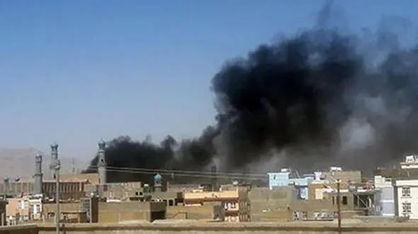 انفجار بمب مقابل مسجد هرات + عکس