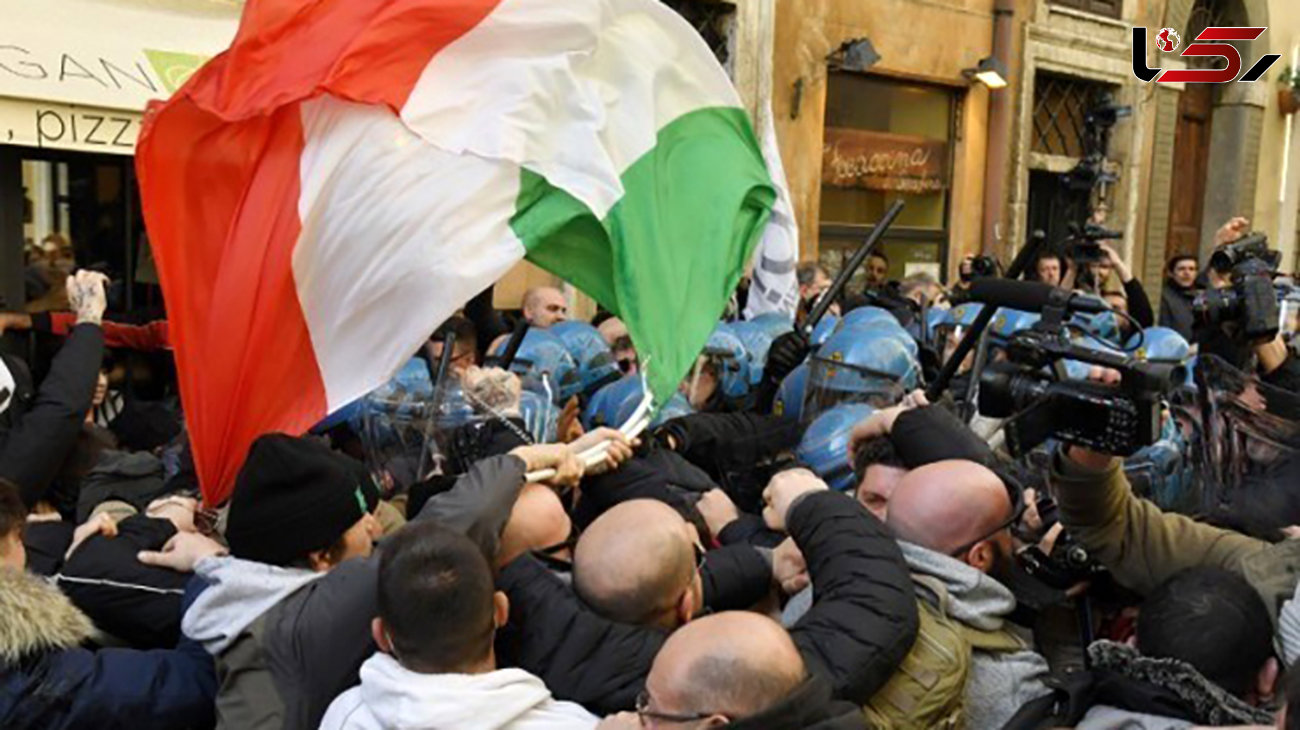 درگیری رانندگان خشن تاکسی با پلیس به خاطر تاکسی موبایل ایتالیایی+عکس 