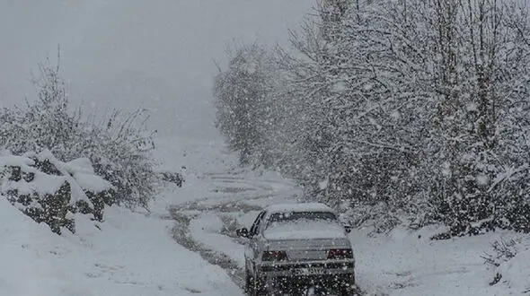 آغاز بارش برف در اردبیل و برخی از شهرستان ها