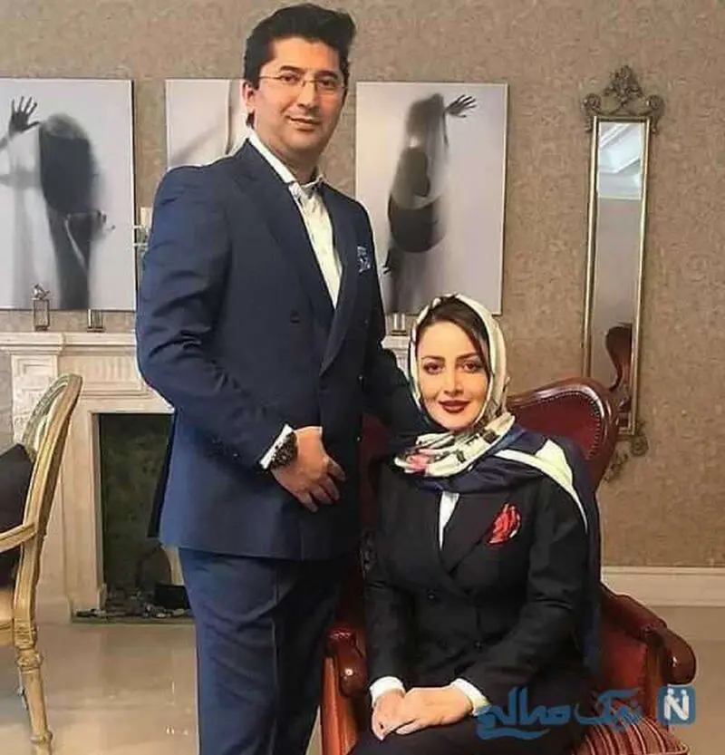 شیلا خداداد و همسرش