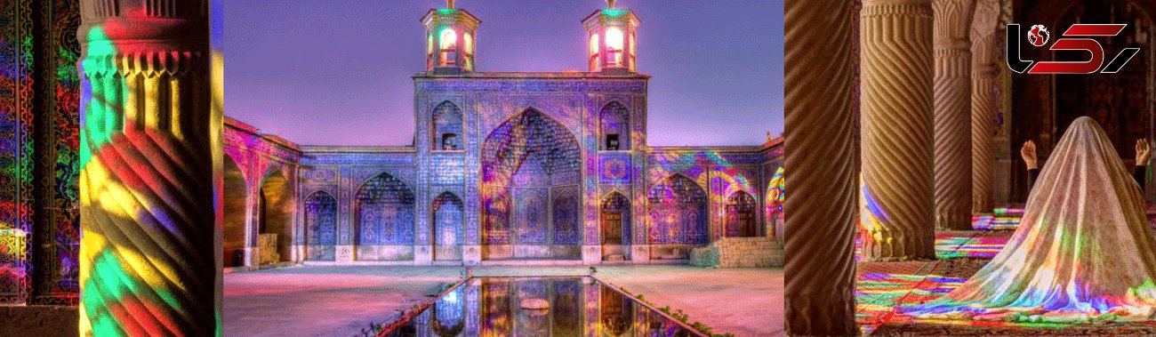 مسجدی جادویی به لطافت نور و رنگ +عکس 