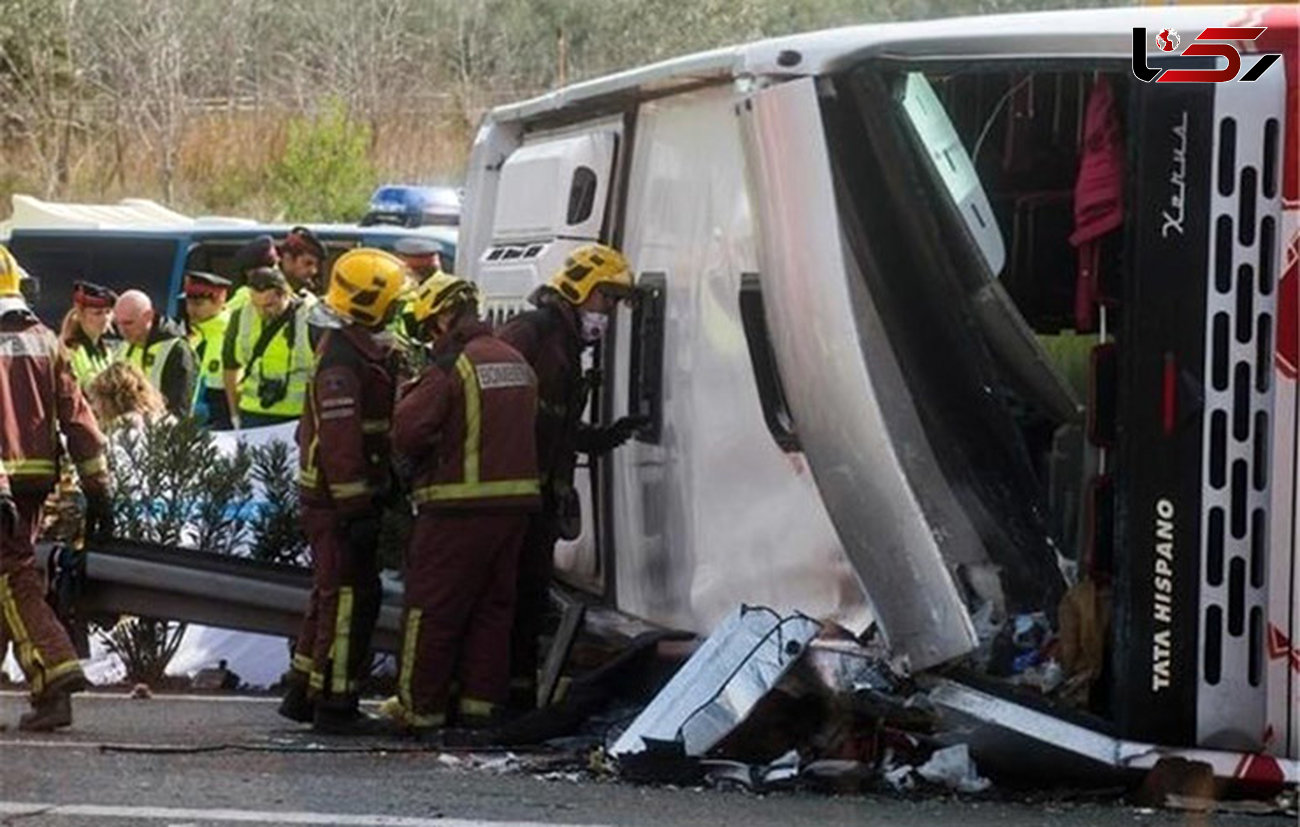 ۷ کشته و ۲۶ زخمی در حادثه تصادف اتوبوس در قفقاز روسیه