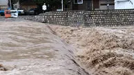 نجات خانواده پنج نفره از سیلاب در اخلمد + فیلم