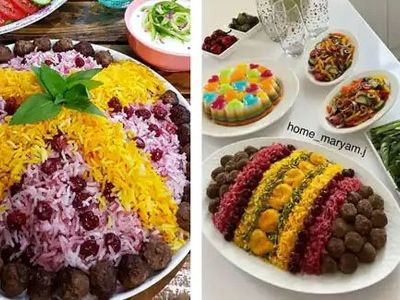 ایده های جدید برای تزئین آلبالو پلو مجلسی و نکات حرفه ای