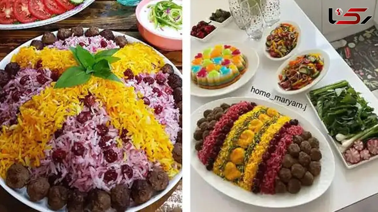 ایده‌ های جدید برای تزئین آلبالو پلو مجلسی و نکات حرفه‌ ای