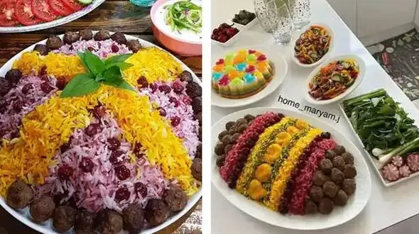ایده‌ های جدید برای تزئین آلبالو پلو مجلسی و نکات حرفه‌ ای