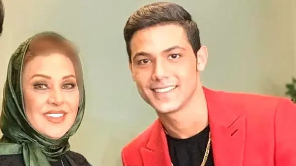 عکسی از خانه ابدی پسر و پدر نسرین مقانلو که سنگ قبرشان مشترک است/ امسال تلخ ترین عید خانوم بازیگر هست