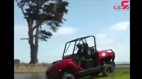 ماشین کوچکی که به جت اسکی تبدیل می‌شود! + فیلم 