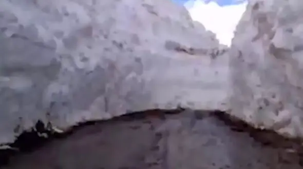 2 فیلم باورنکردنی از برف وحشتناک در لرستان